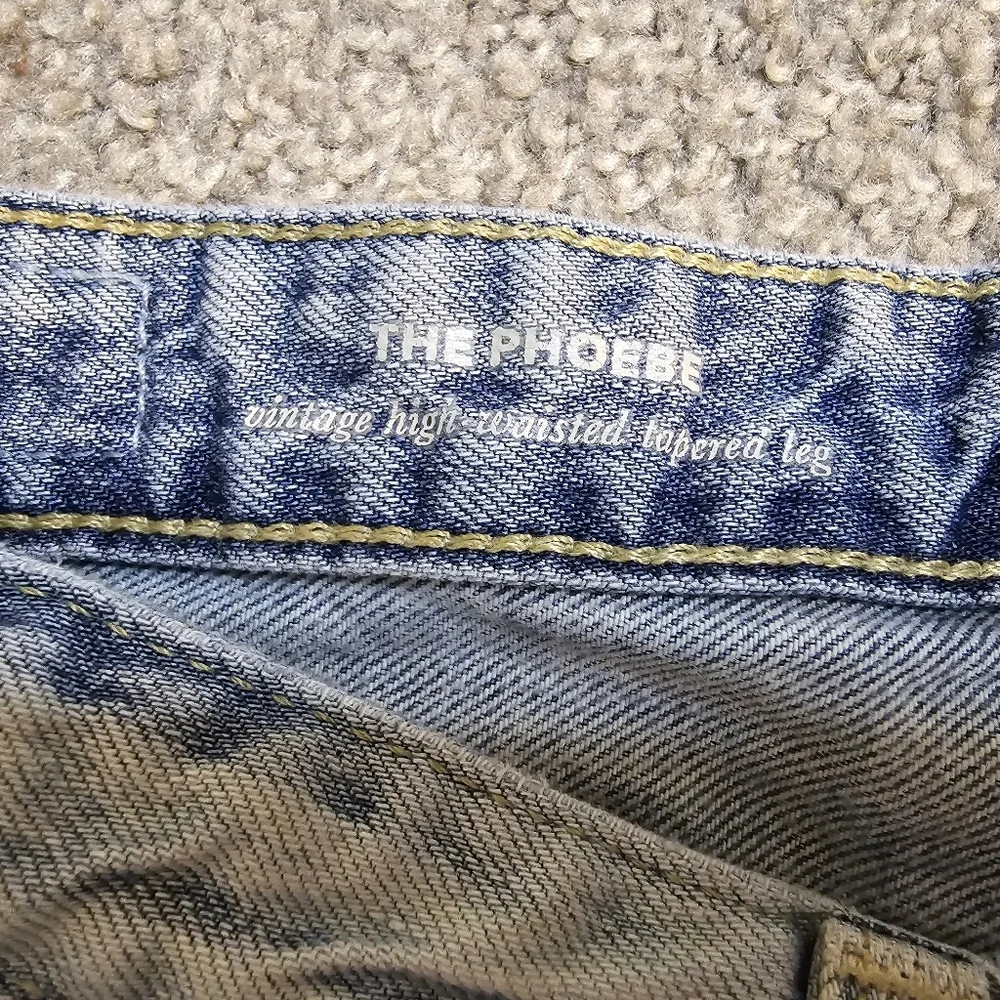 Ag Adriano Goldschmied The Phoebe Vintage High Waisted Tapered Leg Size 28R - Picture 5 of 10